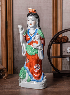 陶瓷摆件中式风客厅玄关佛像