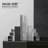 Династия Tange Home Hyundai Simple Geometric Crystal Book Book Swing Art Изучение модель офисного настольного настольного украшения