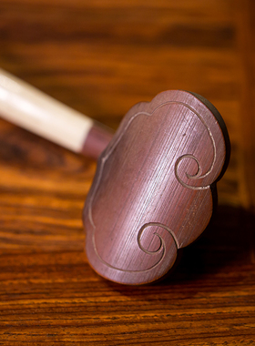 镶骨竹制招财开业礼如意工艺品