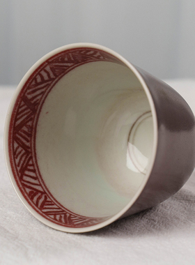 清代茄皮紫釉铃铛杯收藏