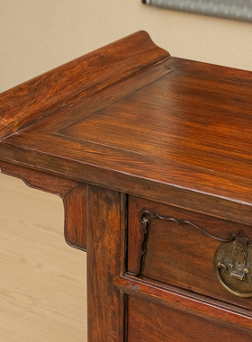 黄花梨三联闷户橱古典家具