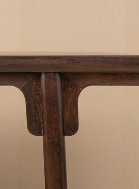 红木夹头榫刀牙板大画案