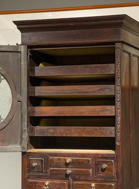 民国红木文件柜中式古典家具收藏真品老红木实木文件柜储物柜摆件