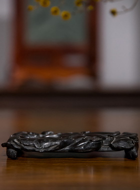 紫檀木老物件文玩古董收藏摆件