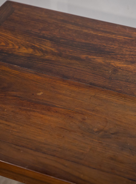 清代 红木四面平霸王枨方桌明清古典老家具古董收藏老红木八仙桌