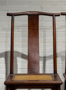 清代红木灯挂椅h成堂(一堂四件)明清古典老家俱收藏老红木灯挂椅