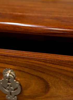 活扇书房红木双层中式