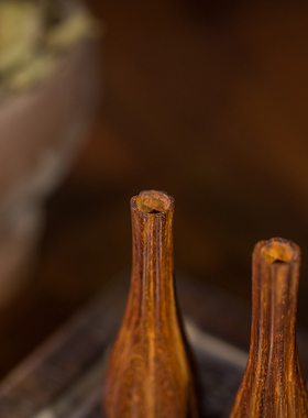 黄花梨棱形中式风海南装饰摆件