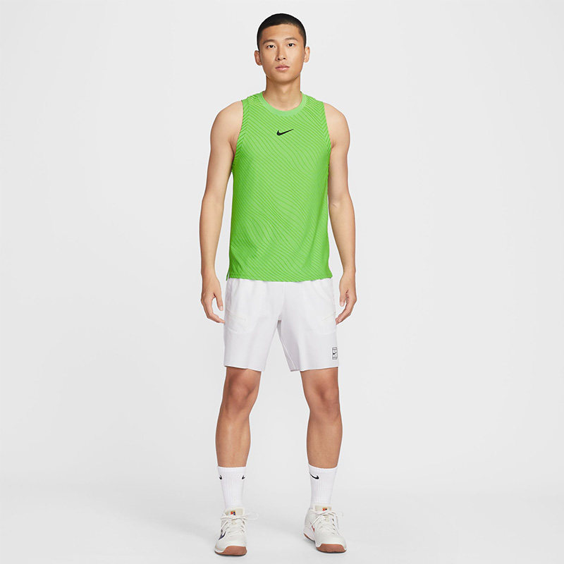 Nike耐克正品男子网球背心绿色透气运动训练无袖上衣澳网网球上装,淘宝优惠券,粉丝福利购,淘宝优惠卷