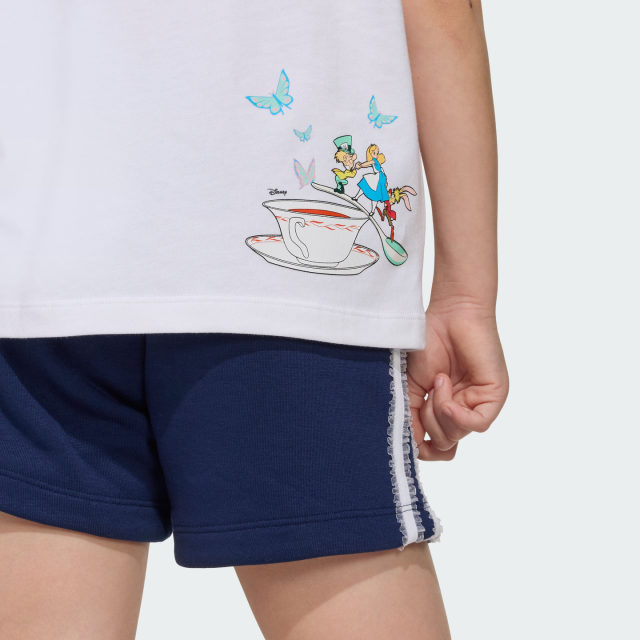 Adidas Clover Girls ຊຸດແຂນສັ້ນ
