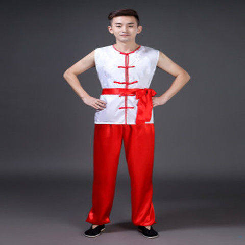 powersnail东北秧歌服中老年打鼓服演出服男陕北民族舞蹈服陕西腰