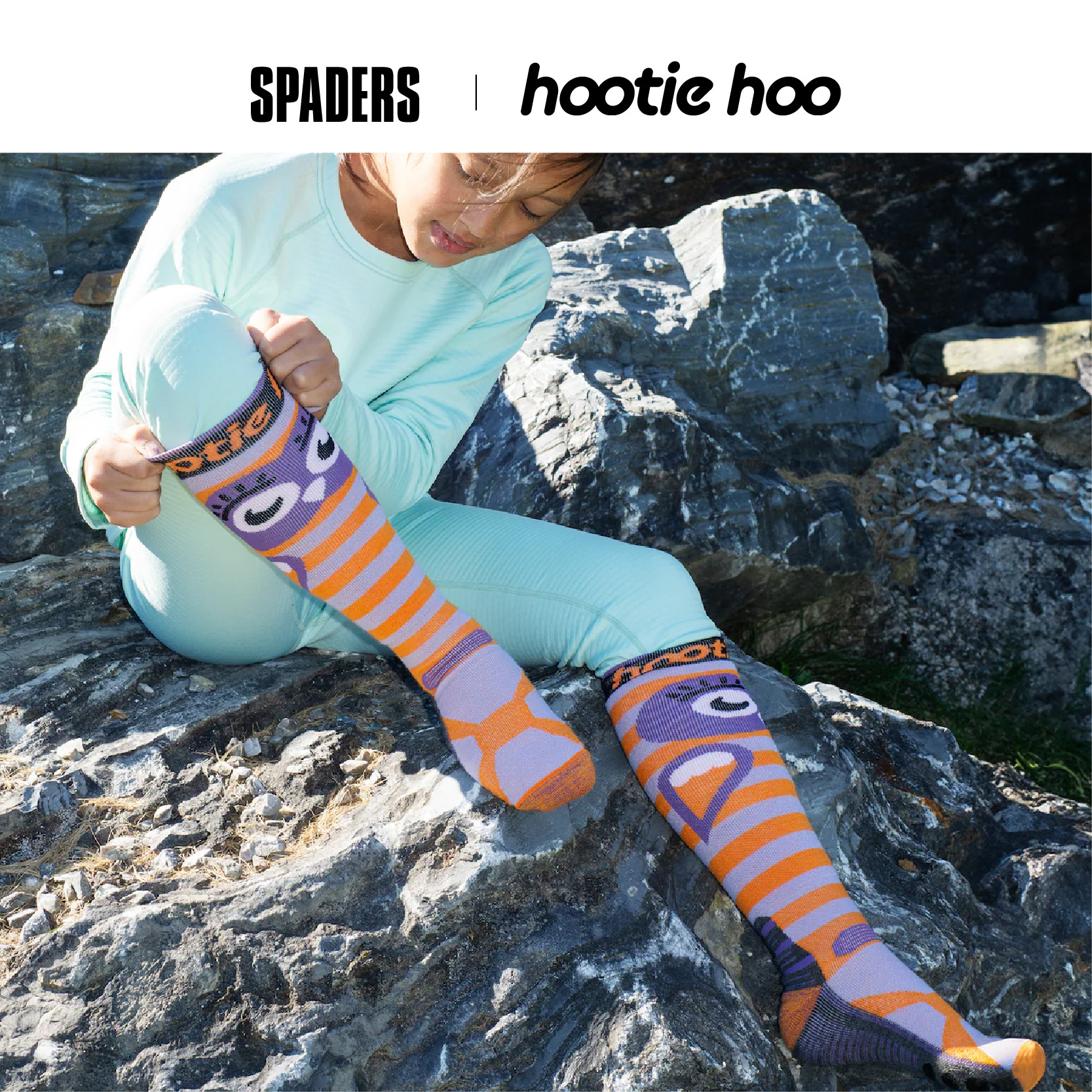 HOOTIEHOO 25/26户外单双板滑雪袜猫头鹰卡通涂鸦保暖吸汗排湿,淘宝优惠券,粉丝福利购,淘宝优惠卷