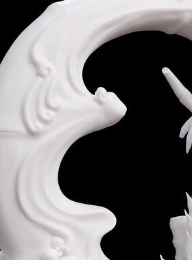 素茗中国白陶瓷雕塑《祝福》摆件