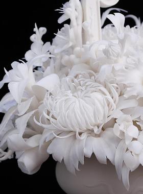 素茗中国白《国色天香》雕塑摆件