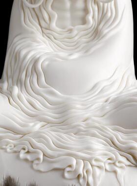 中国白德化瓷郑金土省级大师作品