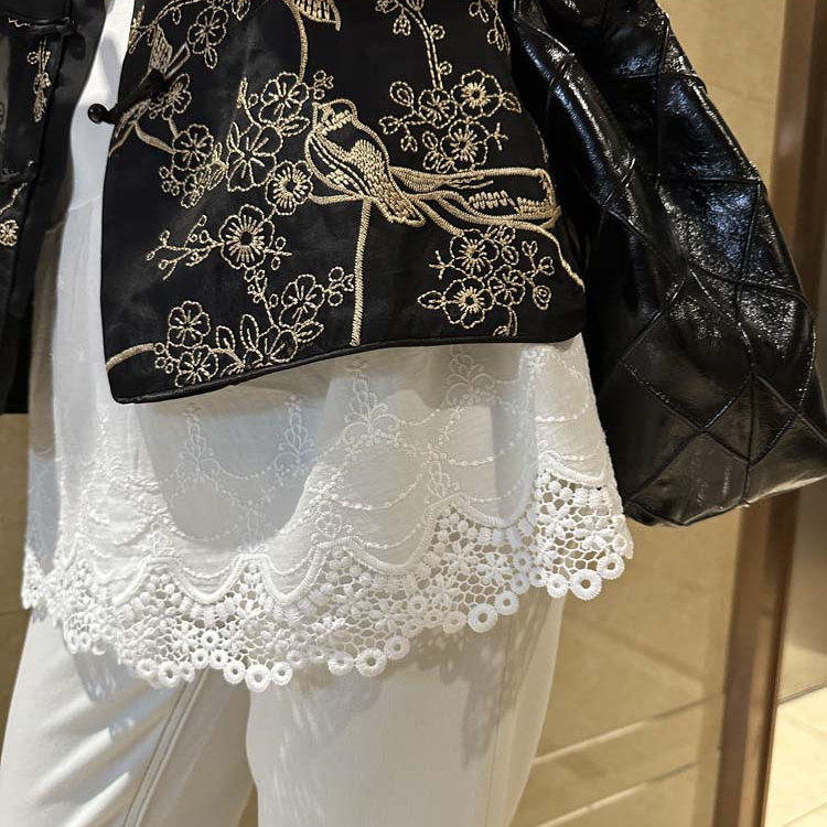 新中式复古小立领对襟盘扣重工欧根纱金刺绣拼接真丝马甲外套女,淘宝优惠券,粉丝福利购,淘宝优惠卷