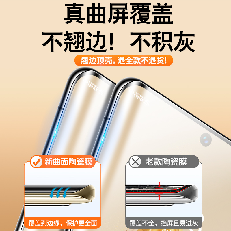 适用opporeno9手机膜reno5钢化水凝膜10findx6Pro2陶瓷7oppo4se新款find十3+防窥膜x5全屏k5x3曲屏5k0PP0reon-图3