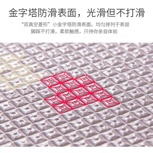 XPE标准2厘米婴儿童床边爬行垫隔凉防潮加厚客厅卧室防护垫冬季垫 - 图0