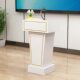 School teacher podium, speech podium, reception desk, welcome desk, host desk, information desk, podium, multimedia podium