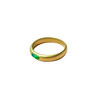 Excellent Jadeite Glass Imperial Green Solid Ring