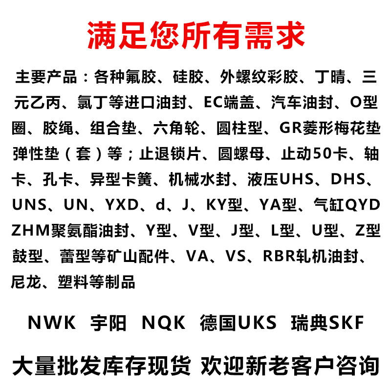 NQK骨架油封22*27/28/30/31/32/33/34/35/36*12/4/7/5/6/10/8 TC - 图1