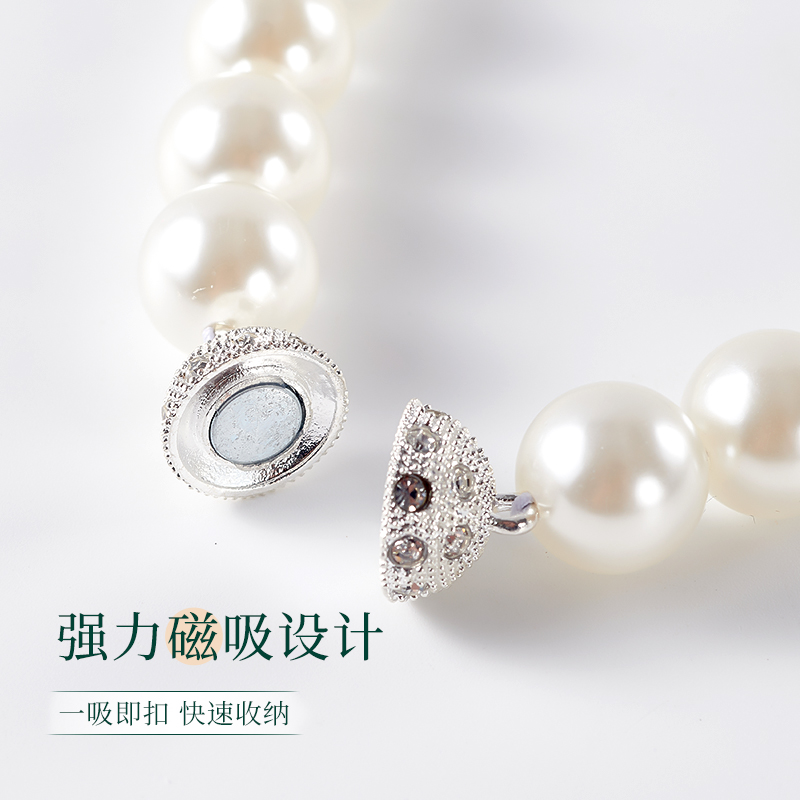 珍珠窗帘绑带一对装绑饰轻奢收纳绳扎束带纱帘扣环收拢绳绑绳带子