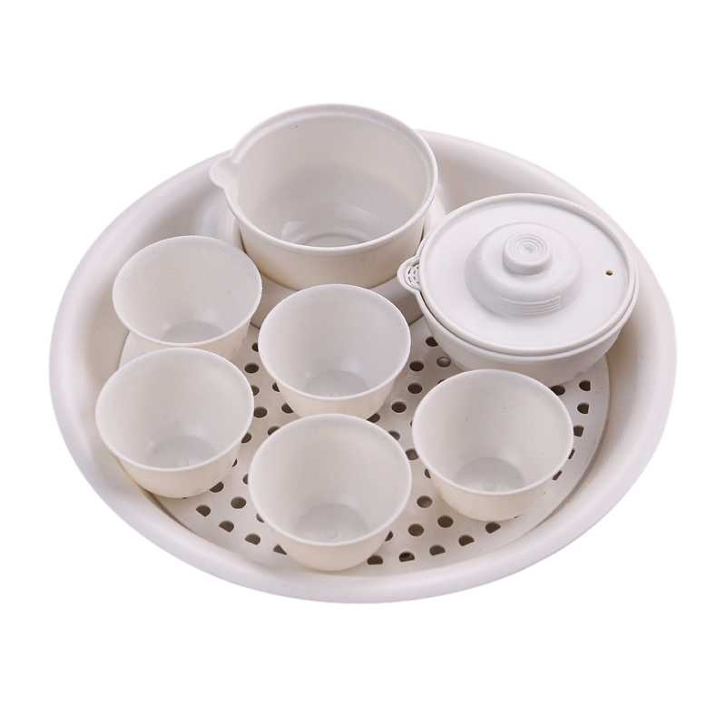 Portable disposable travel tea set tea tray set outdoor tea brewing mini teapot dinner and cooking tea in the stove