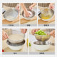 Mocha color vegetable wash basin drain basket 304 stainless steel rice washing sieve rice washing basin drain fruit drain and wash basin vegetables