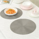 Mocha color Nordic Western placemat creative table mat household Japanese plate mat bowl mat tea heat insulation mat household anti-scalding coaster