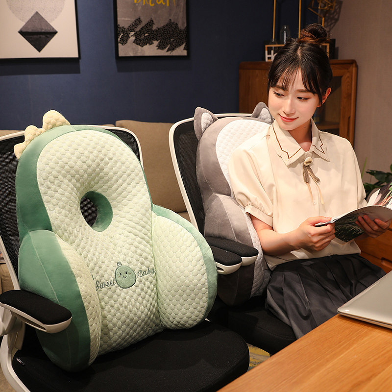 靠垫办公室腰靠护腰靠背垫座椅腰枕椅子靠背久坐神器腰垫靠枕夏季,淘宝优惠券,粉丝福利购,淘宝优惠卷