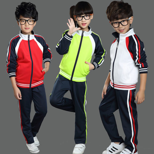 幼儿园秋冬园服小学生校服裤子藏蓝色春秋套装一年级运动会班服 - 图1