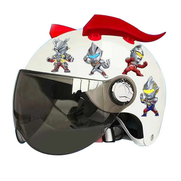 儿童头盔男孩四季通用3c认证安全帽电动车小孩夏季防晒学生安全帽 - 图3