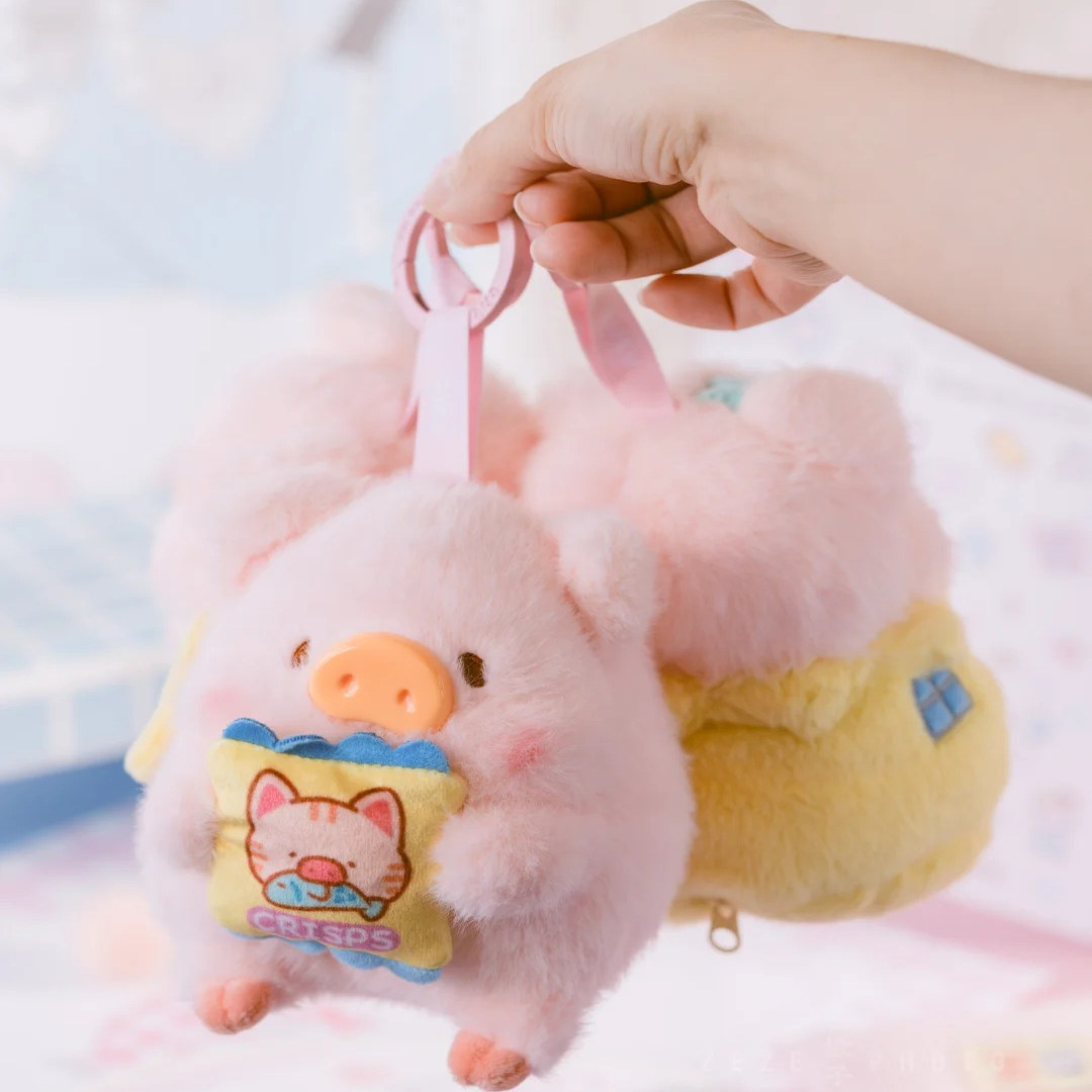 TNTSPACE罐头LULU猪玩儿来玩儿去系列潮玩盲盒毛绒挂件摆件女生礼 - 图1