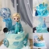 Frozen Q phiên bản trang trí bánh Aisha Aisha Anna Công chúa búp bê búp bê trang trí bánh cô gái - Trang trí nội thất