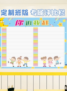 班级文化布置教室装饰评比栏墙贴