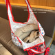 Kitty large capacity folding shopping bag environmentally friendly bag