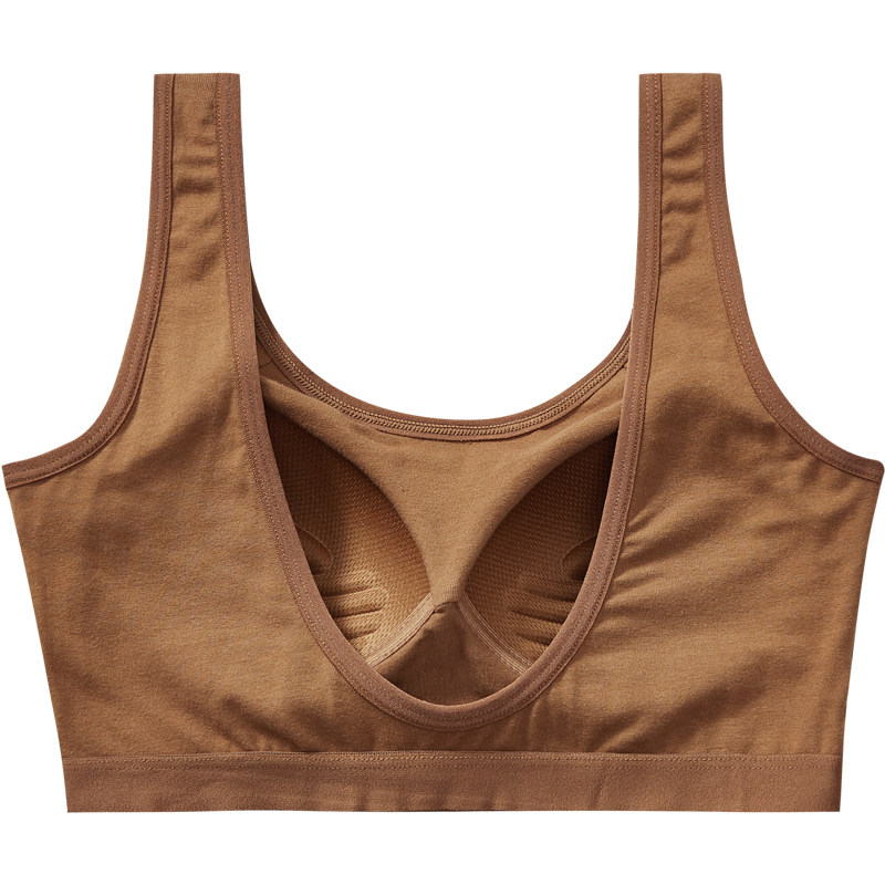纯棉吸汗背心bra一体式美背抹胸 楚兰朵吊带/背心/T恤