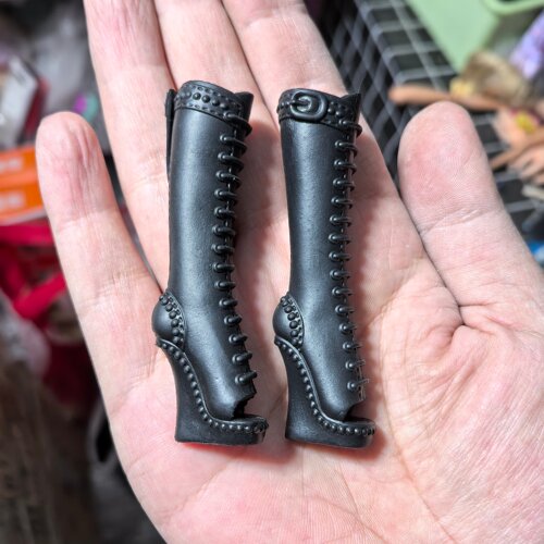 6分换装娃娃怪物高中配件怪高鞋子精灵高中童话高中高跟鞋靴子 - 图1