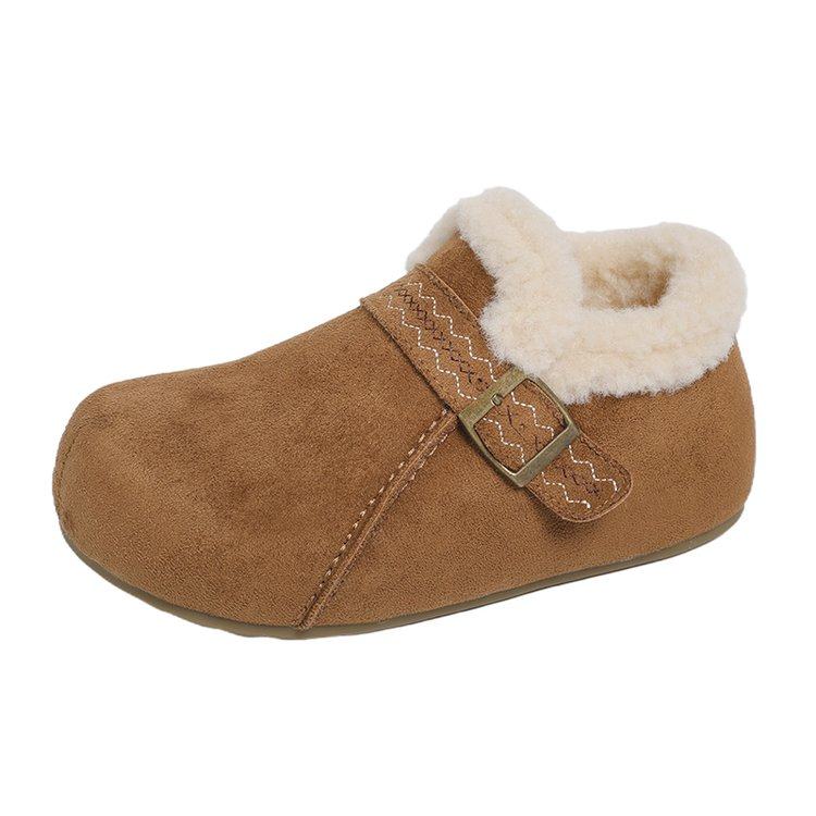 加绒全包博肯鞋女2025新款冬季内增高厚底豆豆鞋保暖毛毛雪地棉鞋,淘宝优惠券,粉丝福利购,淘宝优惠卷