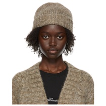 Maison Margiela Martin-Magira grey brown rosary hair line hat woman