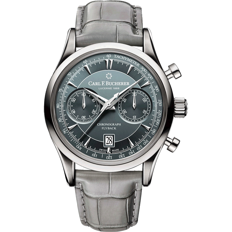 Carl f.Bucherer/宝齐莱 瑞士男士机械皮带手表00.10919.08.93.01