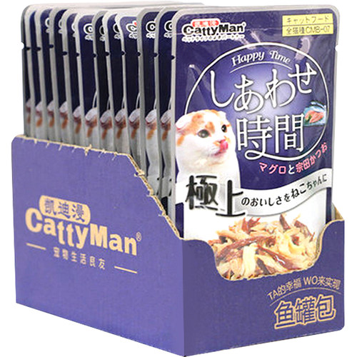 日本多格漫妙鲜猫湿粮包12包成猫幼猫鸡胸猫咪罐头营养增肥猫零食 - 图3