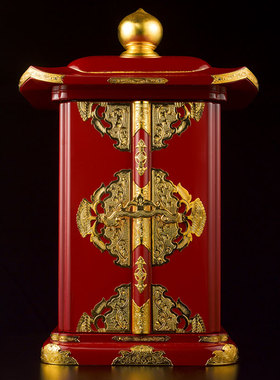 馆藏居家mini观音台财神爷佛龛