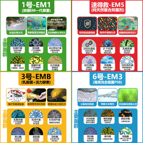 日本em菌水产养殖专用原液益生菌硝化细菌乳酸菌锦鲤鱼池消毒药水 - 图1