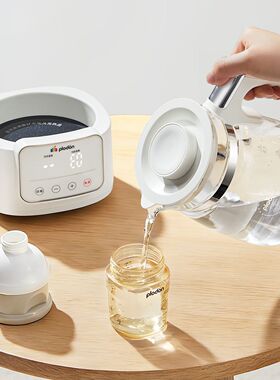 浦利顿全玻璃恒温壶婴儿专用泡奶机烧水壶调奶器家用电热水壶
