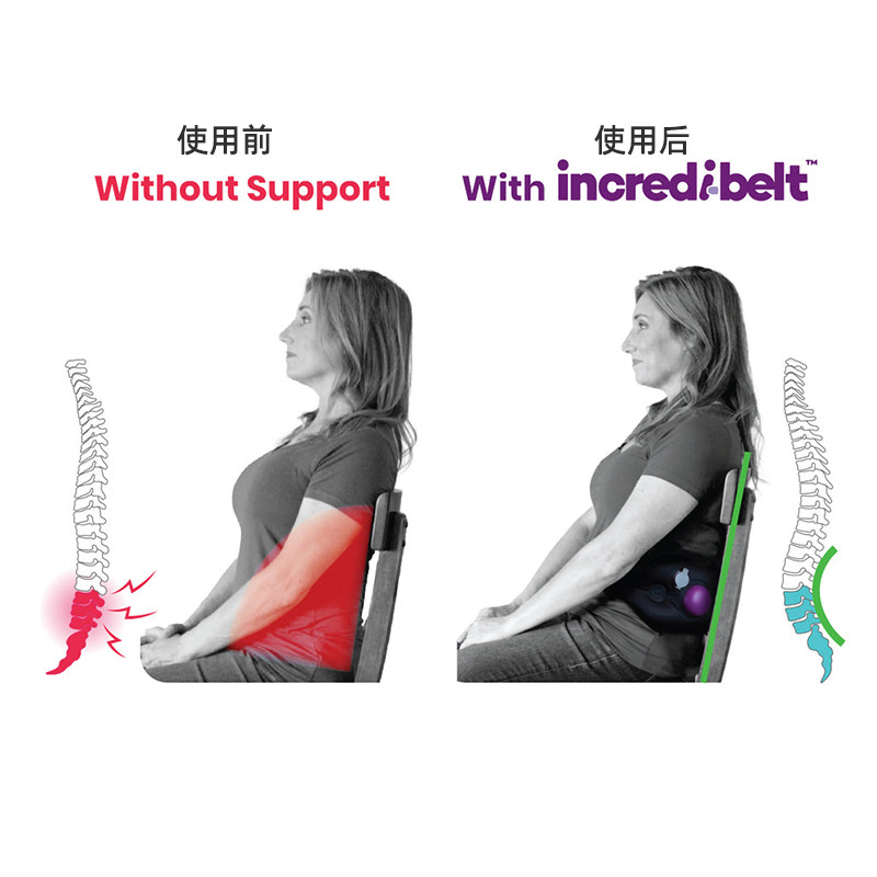 Cabeau按压充气腰垫便携腰靠车靠背飞机靠垫旅行久坐腰托睡觉神器,淘宝优惠券,粉丝福利购,淘宝优惠卷