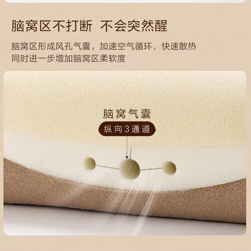 全季汉庭酒店同款M3记忆枕慢回弹记忆棉护颈椎助睡眠枕头枕芯 - 图1