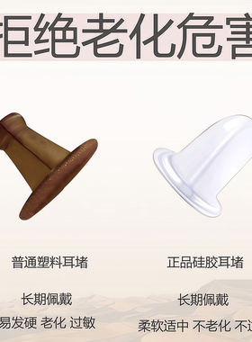 透明硅胶耳堵套装塞子耳钉帽