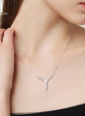 999纯银小灵蛇项链女款