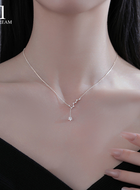 999纯银北斗七星项链女小众